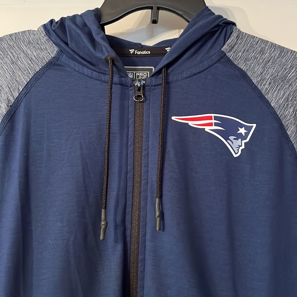 New England Patriots Football NFL lightweight hooded jersey Super Bowl - Picture 4 of 7
